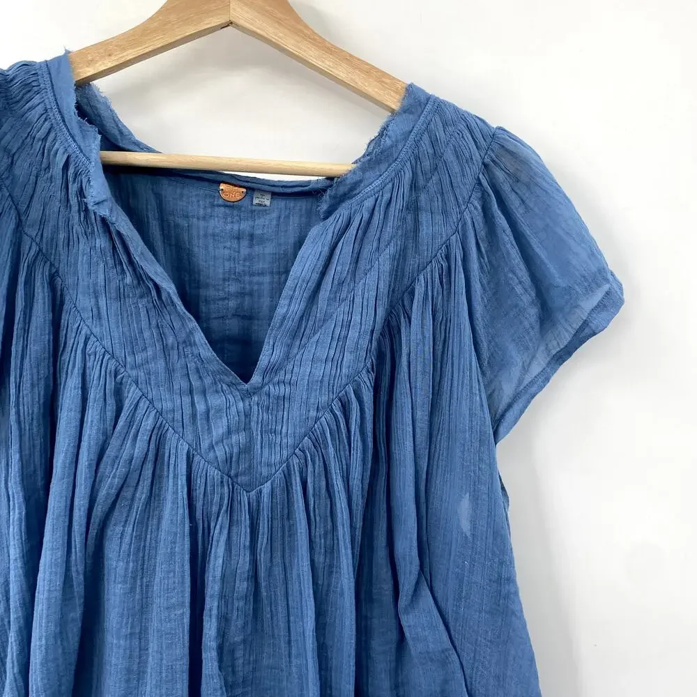 Free People one gauze top
